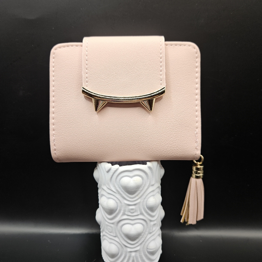Cat Ears Wallet with Gold Accents - PINK